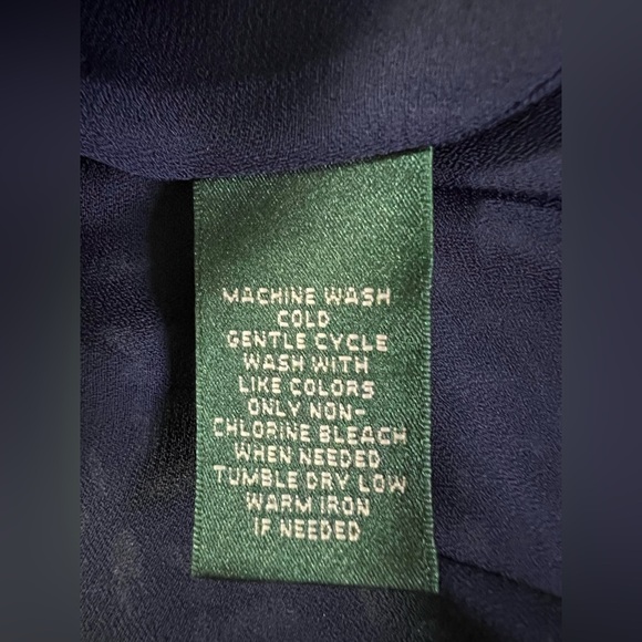 Lauren Ralph Lauren Mini Skirt Womens  size‎ 4 Blue Geometric - Picture 6 of 9